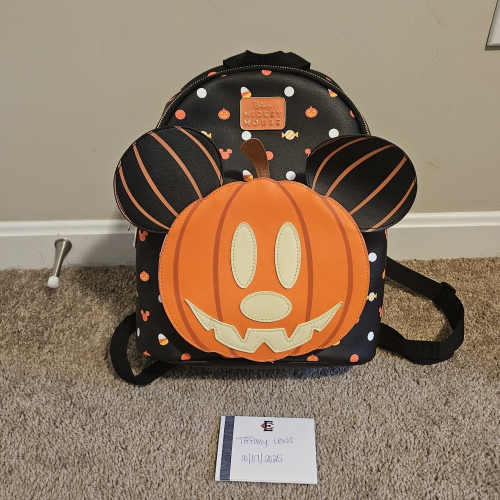 Mickey Pumpkin Backpack